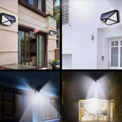 Solar Motion Sensor Wall Lights, 2-Pack