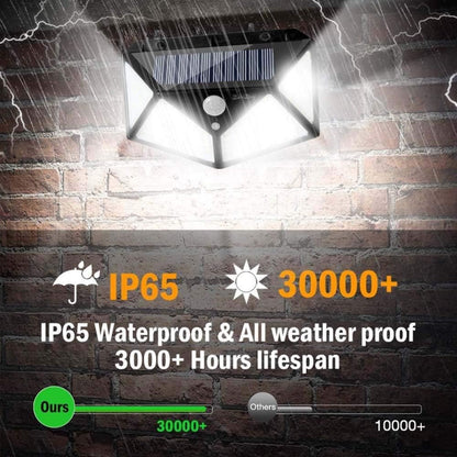 Solar Motion Sensor Wall Lights, 2-Pack